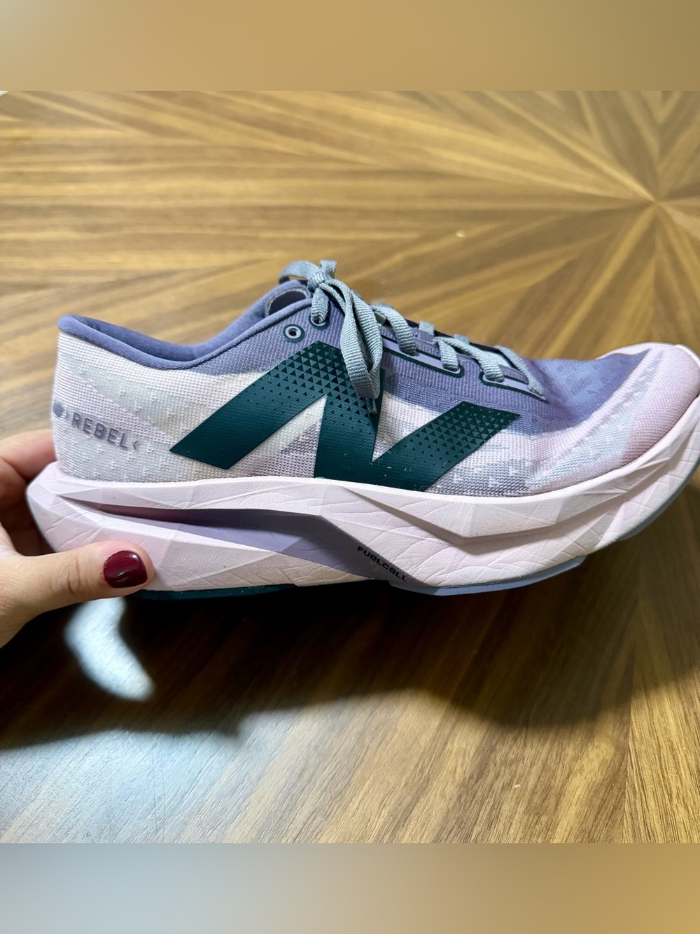 New Balance FuelCell Rebel v4 Running Shoes - Purple/Lilac - Size 8.5